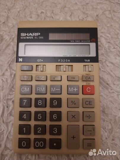 Калькулятор Sharp elsi mate EL-386