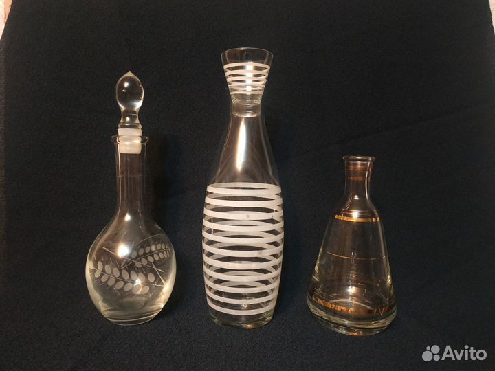 Штофы и графины СССР