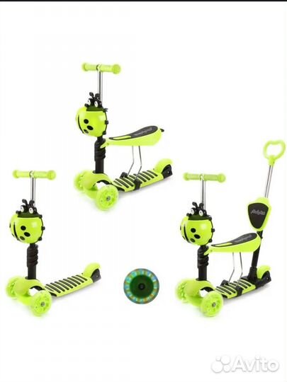 Новый детский самокат 3 в 1