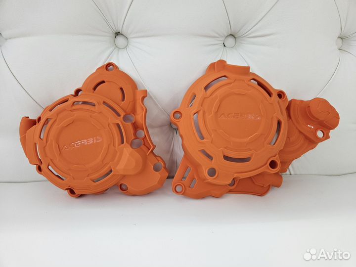 Orange Крышки двс Acerbis KTM/Husq 250/300 25-24