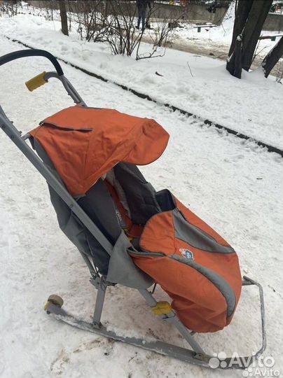 Санки коляска ника