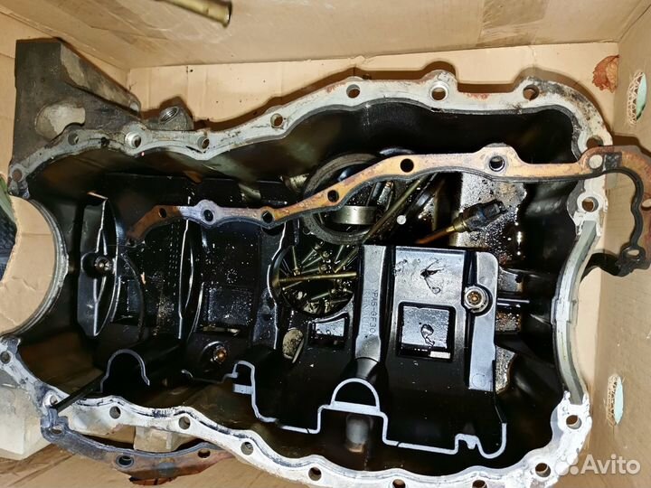 Двигатель K9K на Renault Scenic в разборе