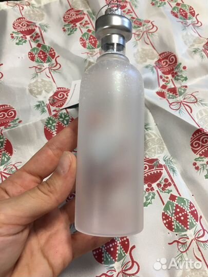 Стекло игрушка елочная бутылка водки