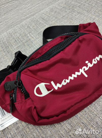 Сумка поясная Champion Classic Logo Red (Оригинал)