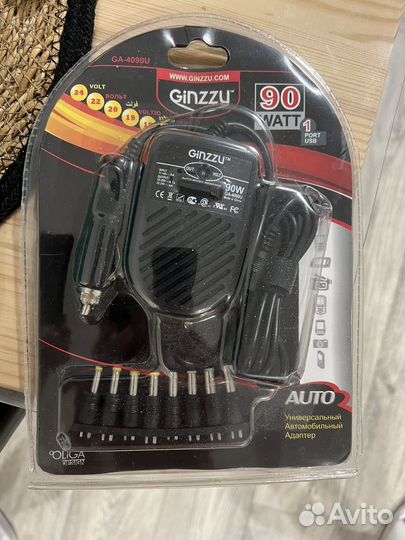 Автомобильная зарядка для ноутбука