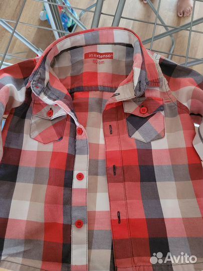 Рубашка для мальчика 80