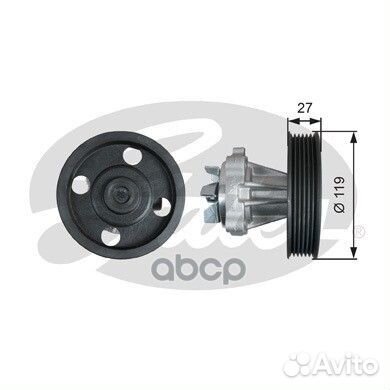 Насос водяного охлаждения WP0120 Gates