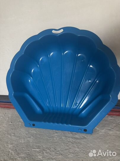 Песочница 2 шт. пластик с крышкой