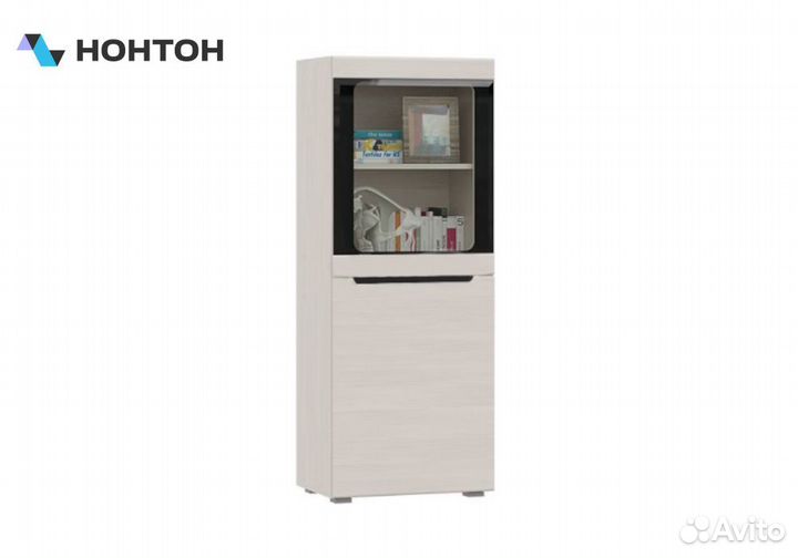 Витрина Эколь 4 сандал светлый