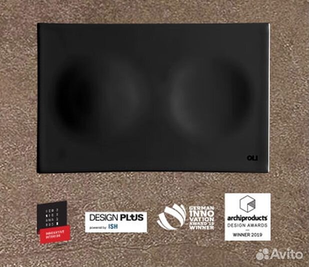 Кнопка смыва OLI Moon 878981 сенсорная, керамика