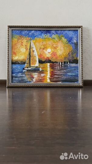 Картина маслом 40х50. Холст на картоне