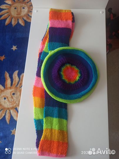 Вязаный берет