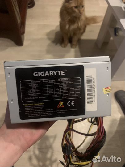 Блок питания 500w gigabyte