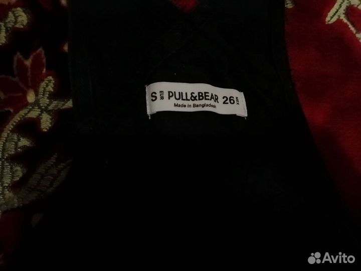 Джинсовый сарафан pull AND bear