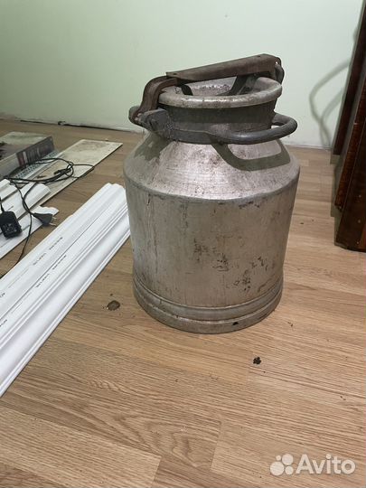 Кастрюля и бидон алюминиевые 30л;бу