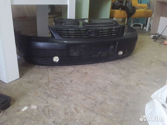 Передний бампер priora