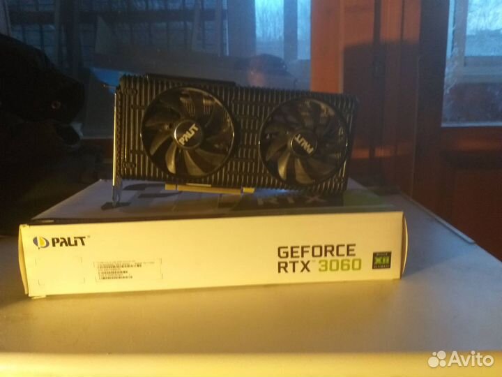 Видеокарта rtx 3060 12 гб Palit возможен обмен