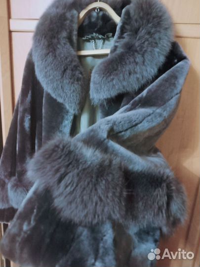 Шуба мутоновая натуральная