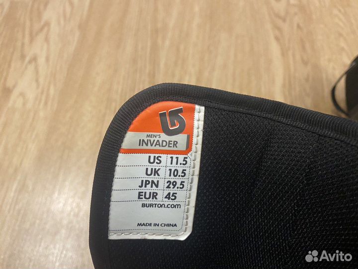 Сноуборд ботинки Burton Invader 45 eur