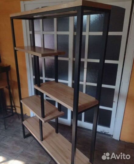 Стеллаж в стиле лофт