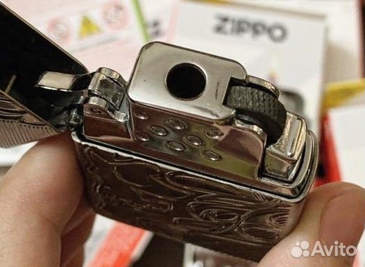Zippo газовый блок желтое пламя
