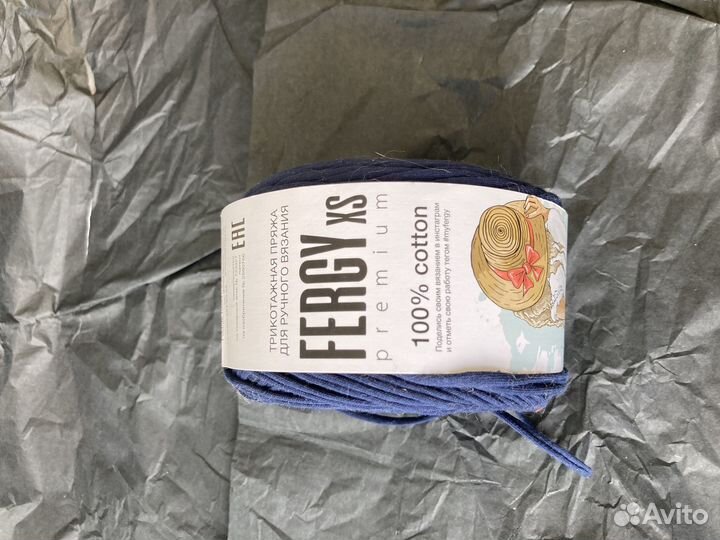 Пряжа для вязания крючком хлопок трикотажные нитки