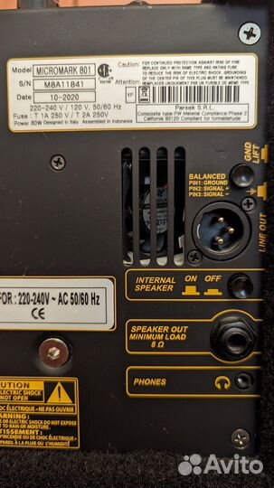 Markbass Micromark 801 Басовый комбо