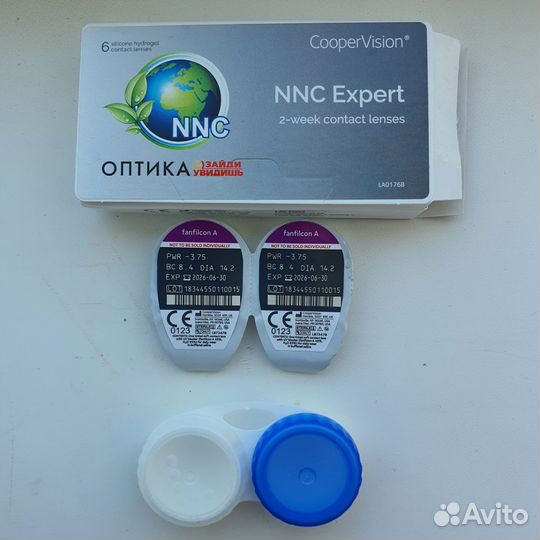 Линзы контактные двухнедельные NNC