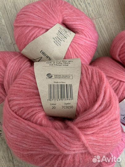 Пряжа Drops Air uni color нитки