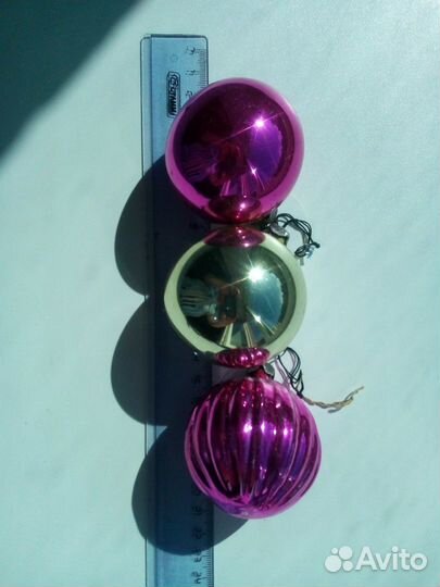 24 шт елочные игрушки 1960х - 90х, СССР