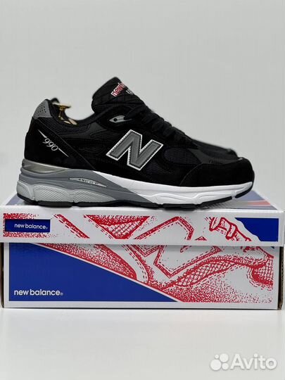 Кроссовки New Balance 990 чёрные 3