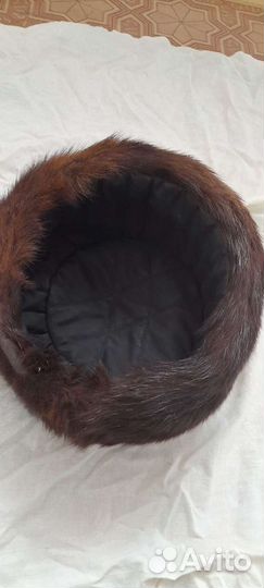 Шапка женская, норковая, размер 56