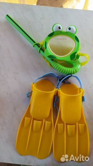 Продам маску и ласты