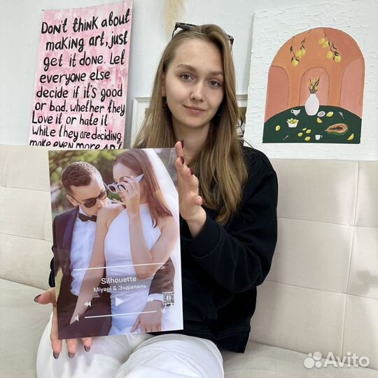 Витраж с фото / Подарок