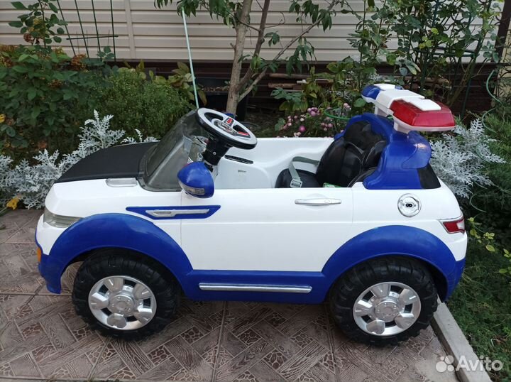 Электромобиль Jeep полиция для детей