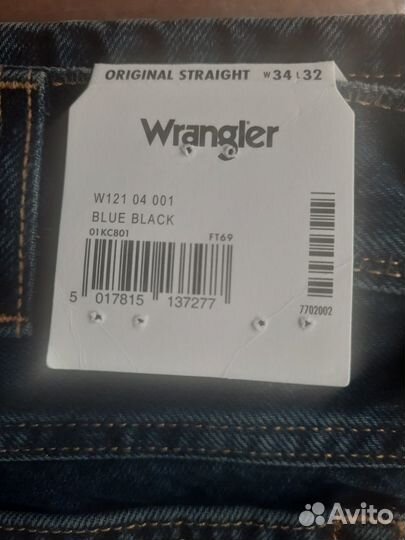 Продаю мужские джинсы Wrangler W121 04 001