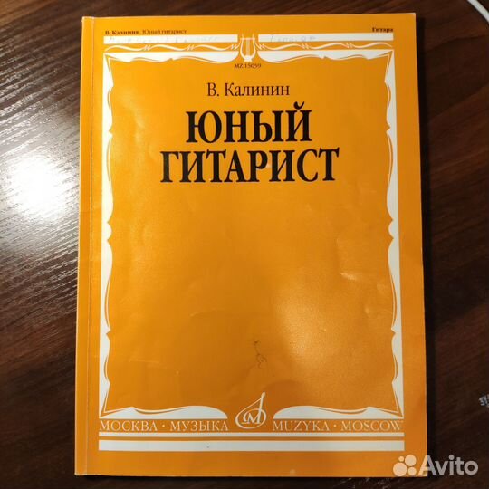 Юный гитарист. В. Калинин