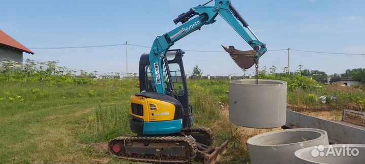 Услуги мини экскаватора вес 3т ширира 1,5м