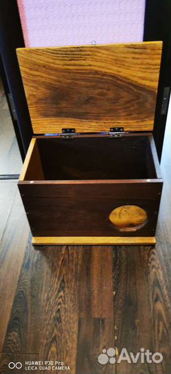 Деревянный домик из ясеня -для декорот/кроля