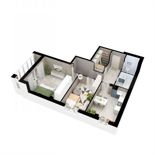 2-к. квартира, 69 м², 14/16 эт.