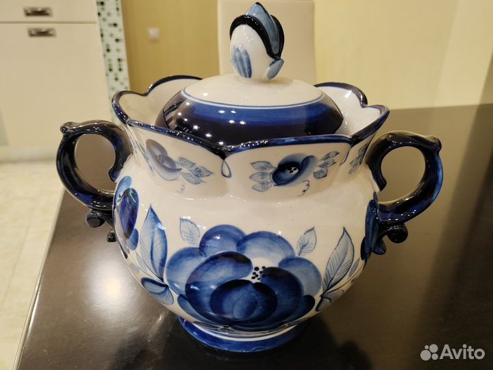 Гжель супница/компотница