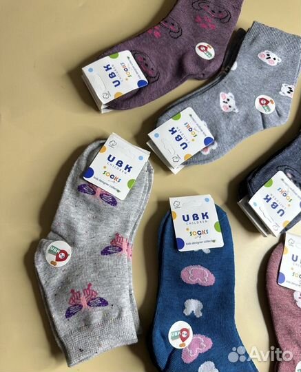 Носочки в садик для девочки