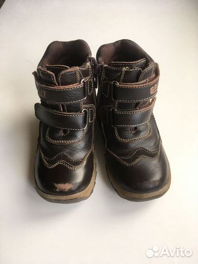 Детские ботинки кожаные