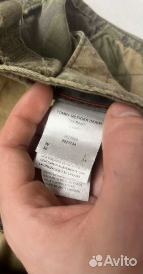 Карго Tommy hilfiger милитари camo