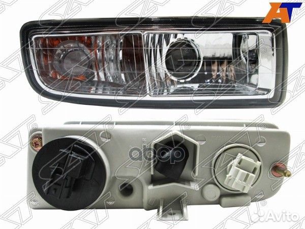 Фара противотуманная lexus LX470 98-07 RH хром