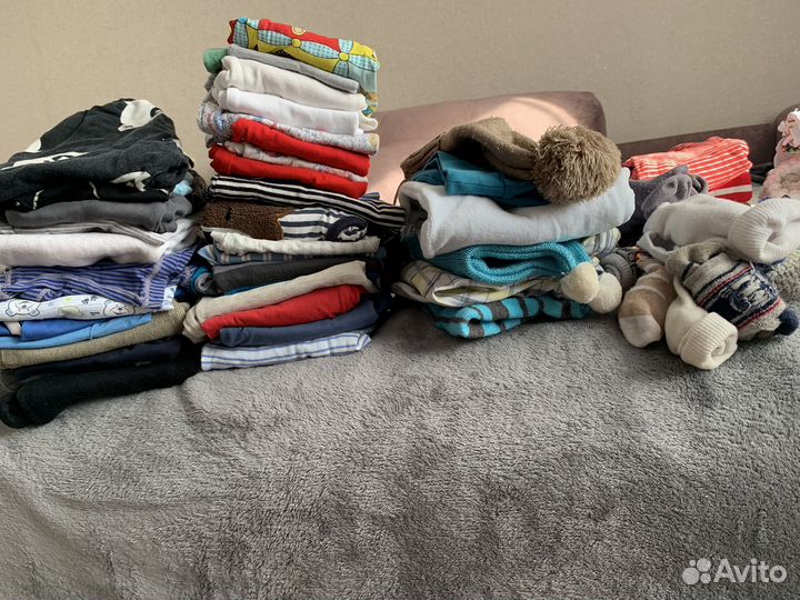 Детские вещи большим пакетом от 0 до двух лет