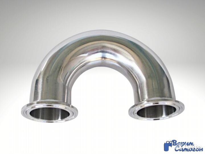 Отвод 180 кламп 2