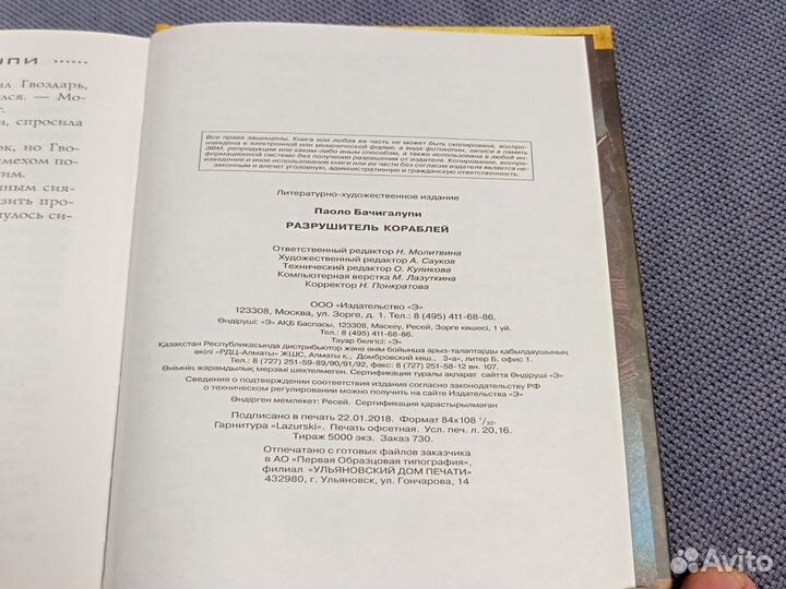 Разрушитель кораблей. Бачигалупи Паоло
