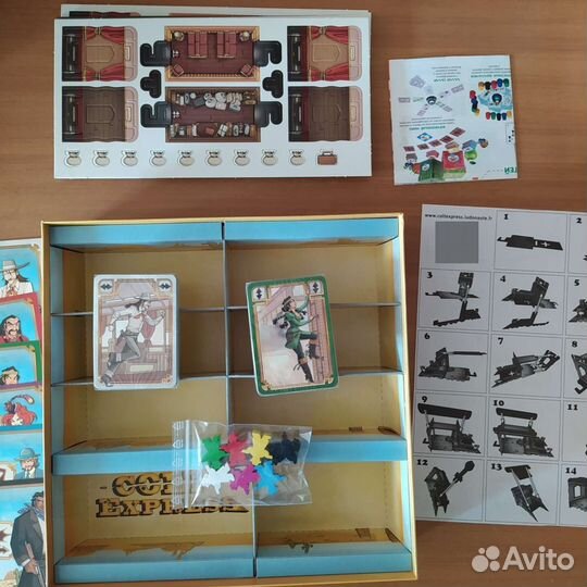 Настольная игра Кольт Экспресс. База +2 дополнения