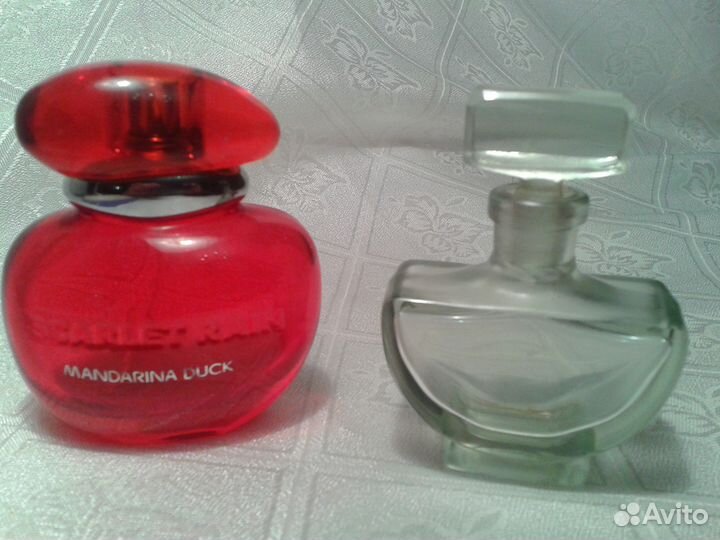 Флаконы разные парфюмерные Винтаж